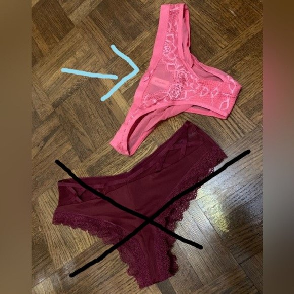 La Vie En Rose Pink Panty XS - Picture 4 of 5